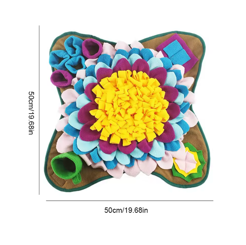 Zenpelo Calming Snuffle Mat for Dogs — Nose Work/ Puzzle for Mental Stimulation