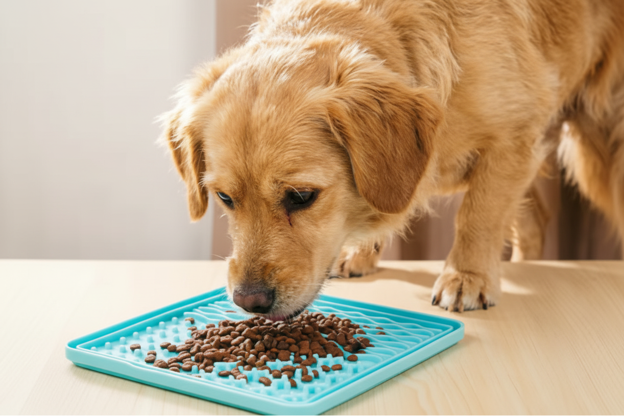Zenpelo Calming Lick Mat for Dogs — Free Spatula Included