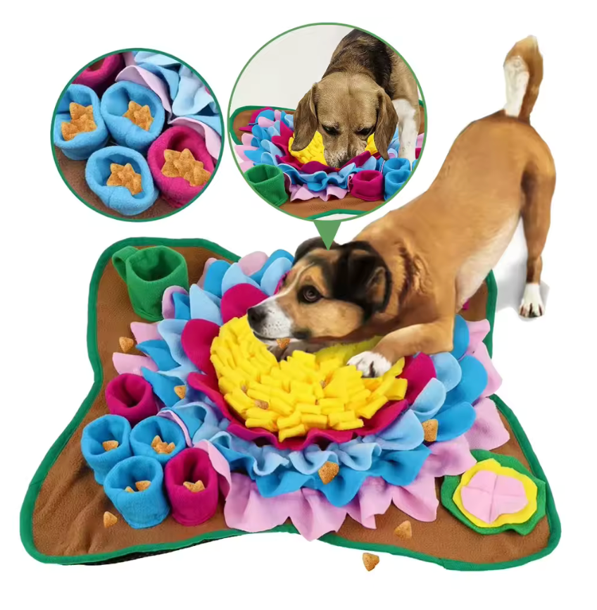 Zenpelo Calming Snuffle Mat for Dogs — Nose Work/ Puzzle for Mental Stimulation